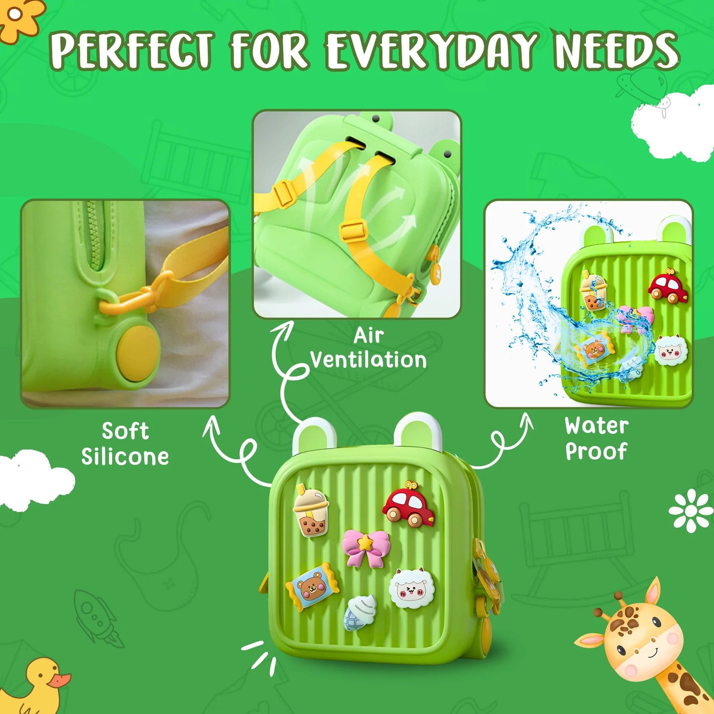 Cute Toddler Mini DIY Premium Backpack (Surprise Colour)