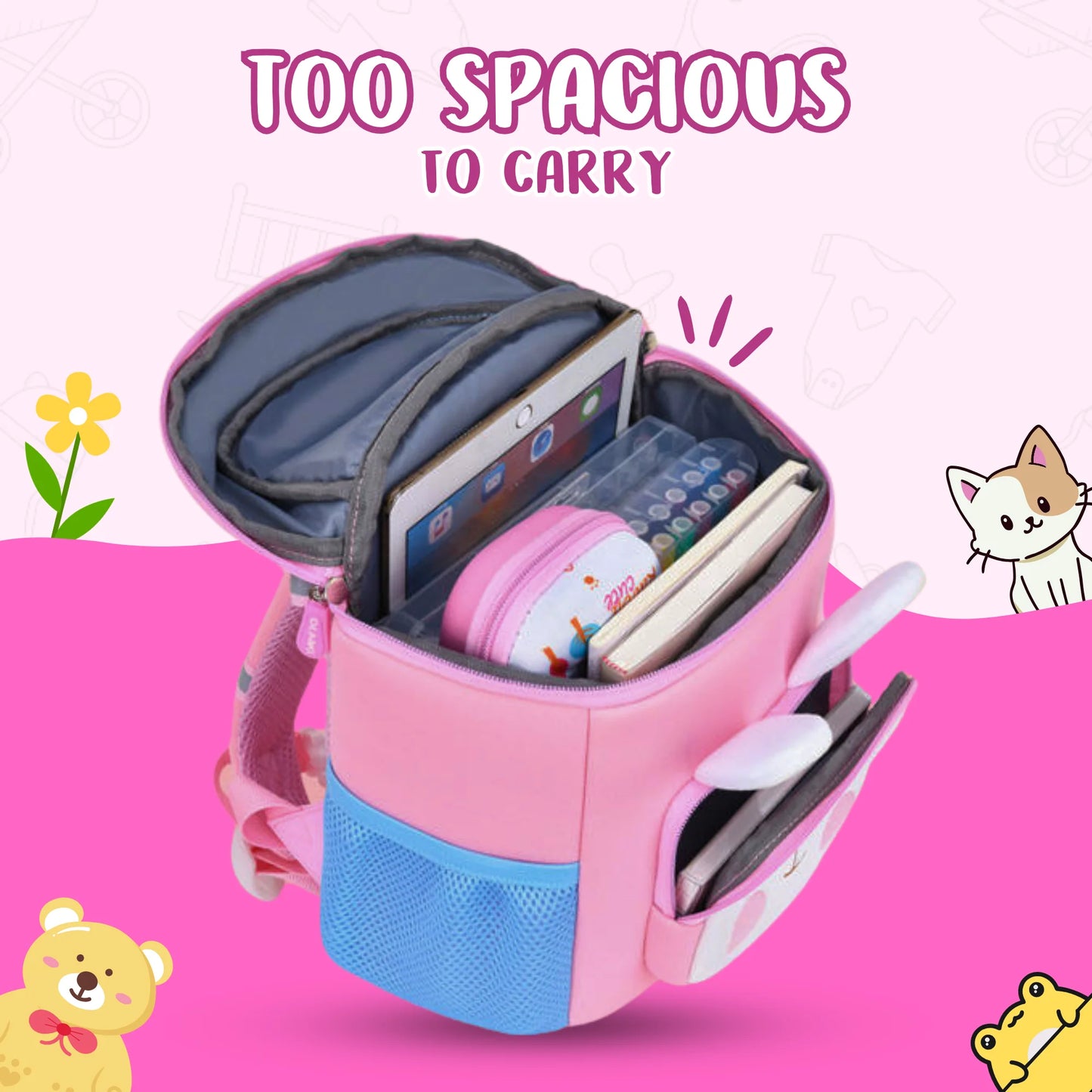 Soft Plush Dino Backpack (Surprise Colour)