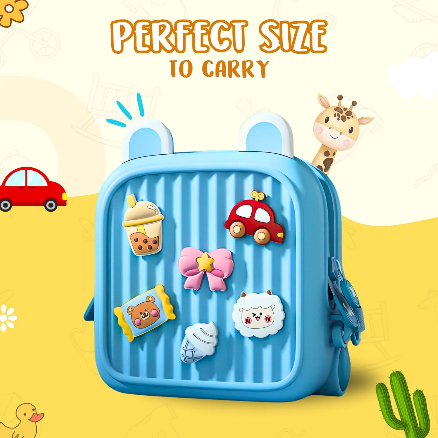Cute Toddler Mini DIY Premium Backpack (Surprise Colour)