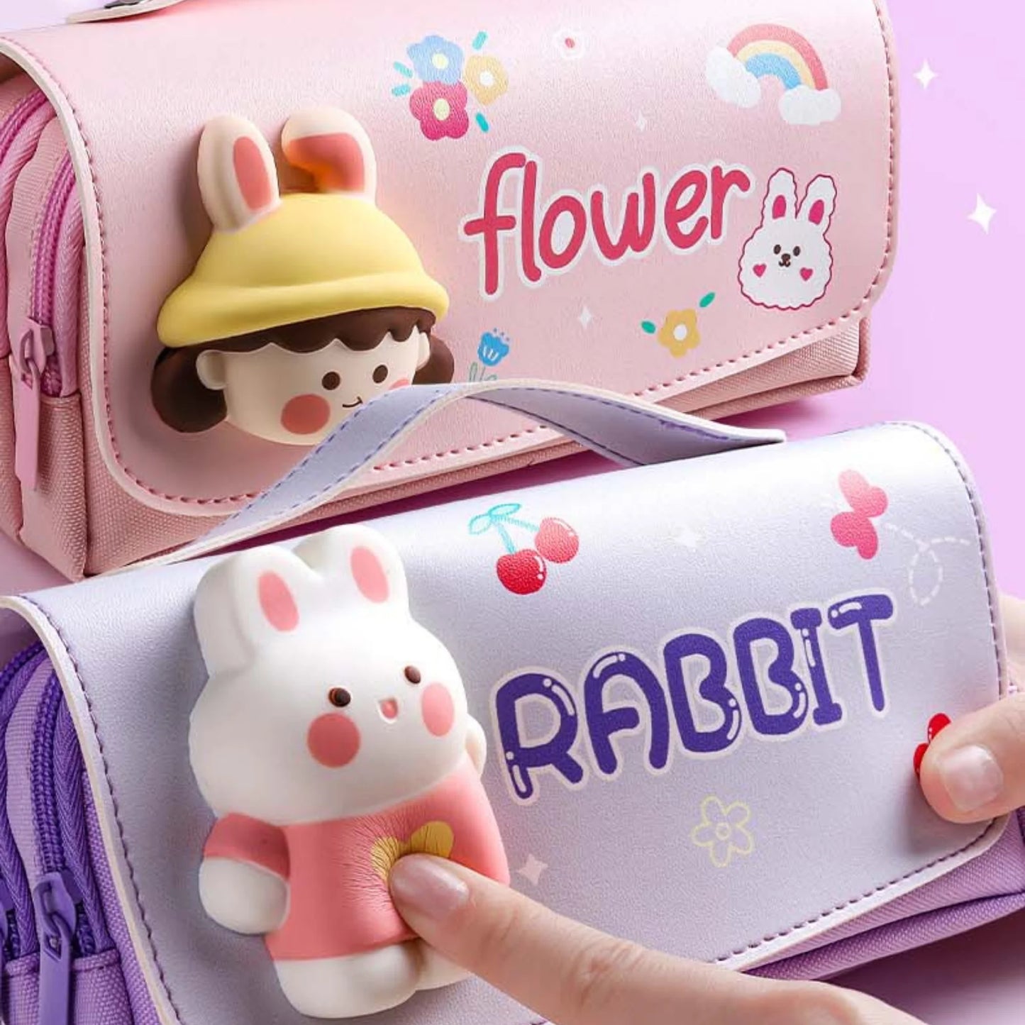 Trendy Soft Sponge Pen & Pencil Case (Surprise Design)