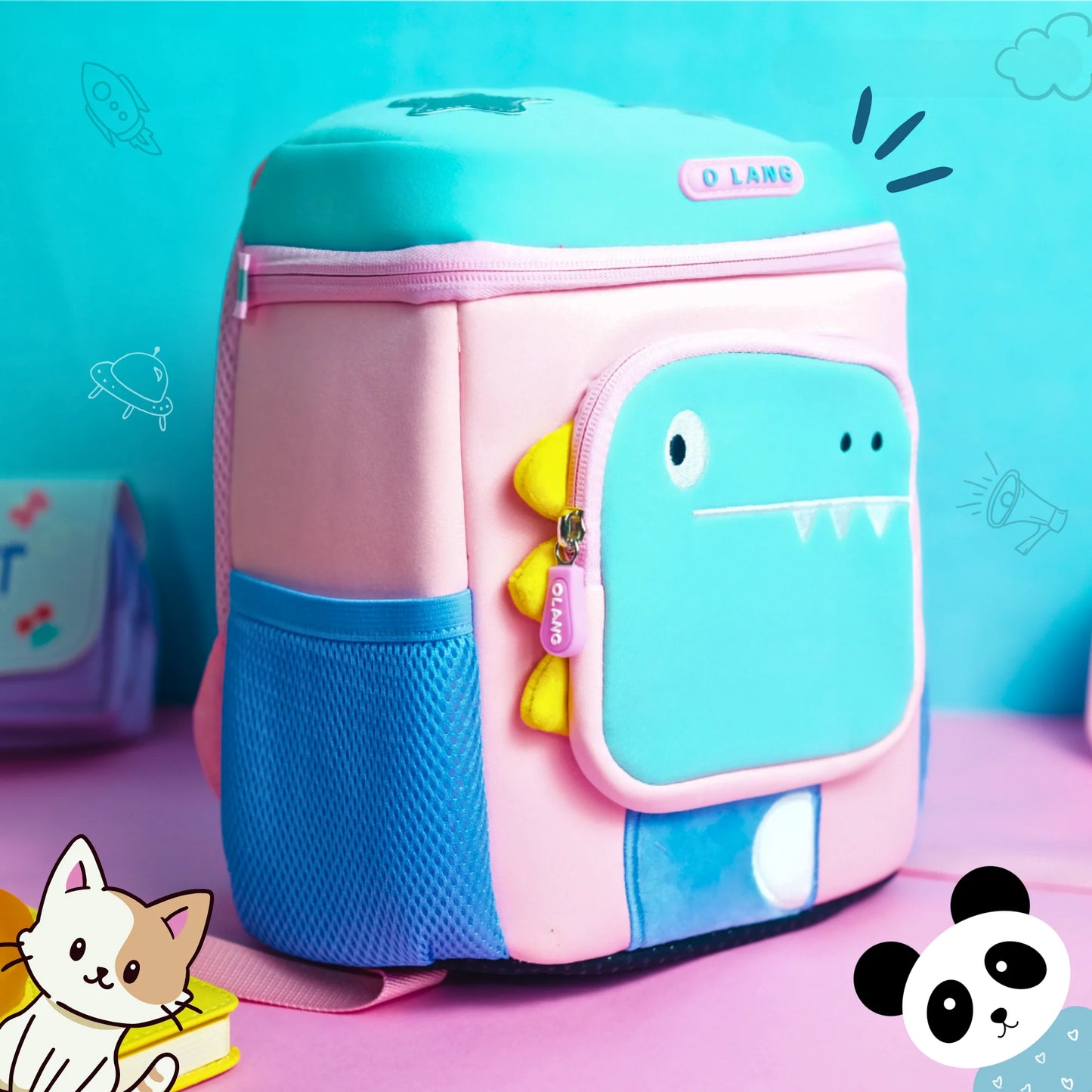 Soft Plush Dino Backpack (Surprise Colour)