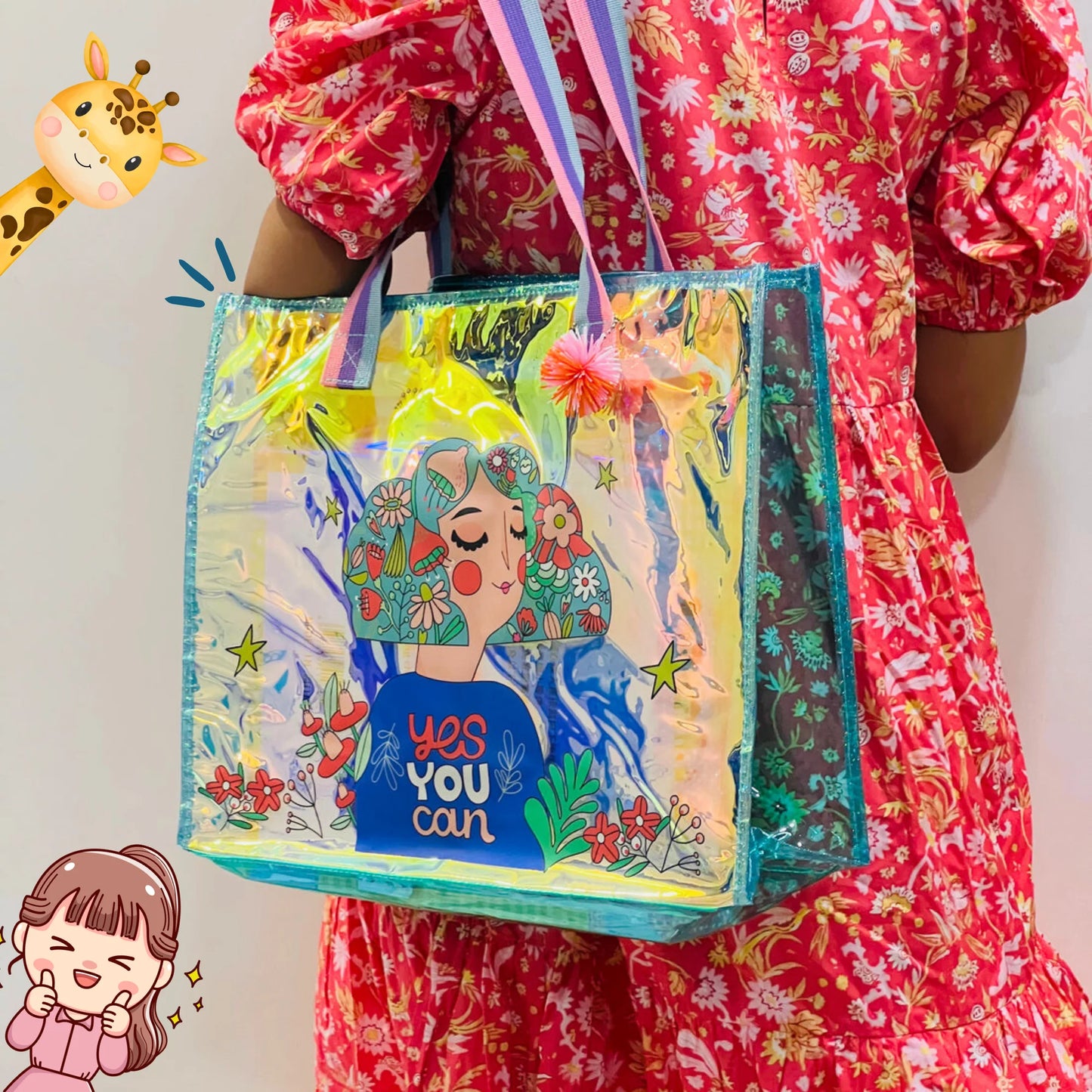 Holographic Tote Bag (Surprise Colour)
