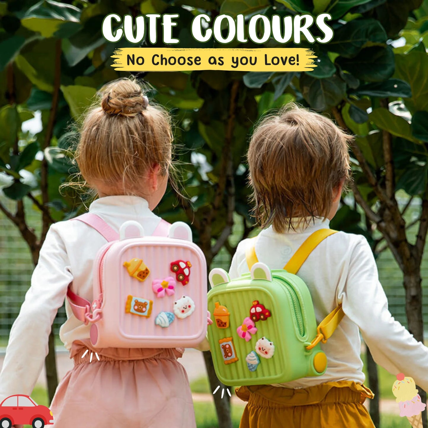 Cute Toddler Mini DIY Premium Backpack (Surprise Colour)
