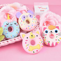 Cute Donut Cartoon Erasers 1pc