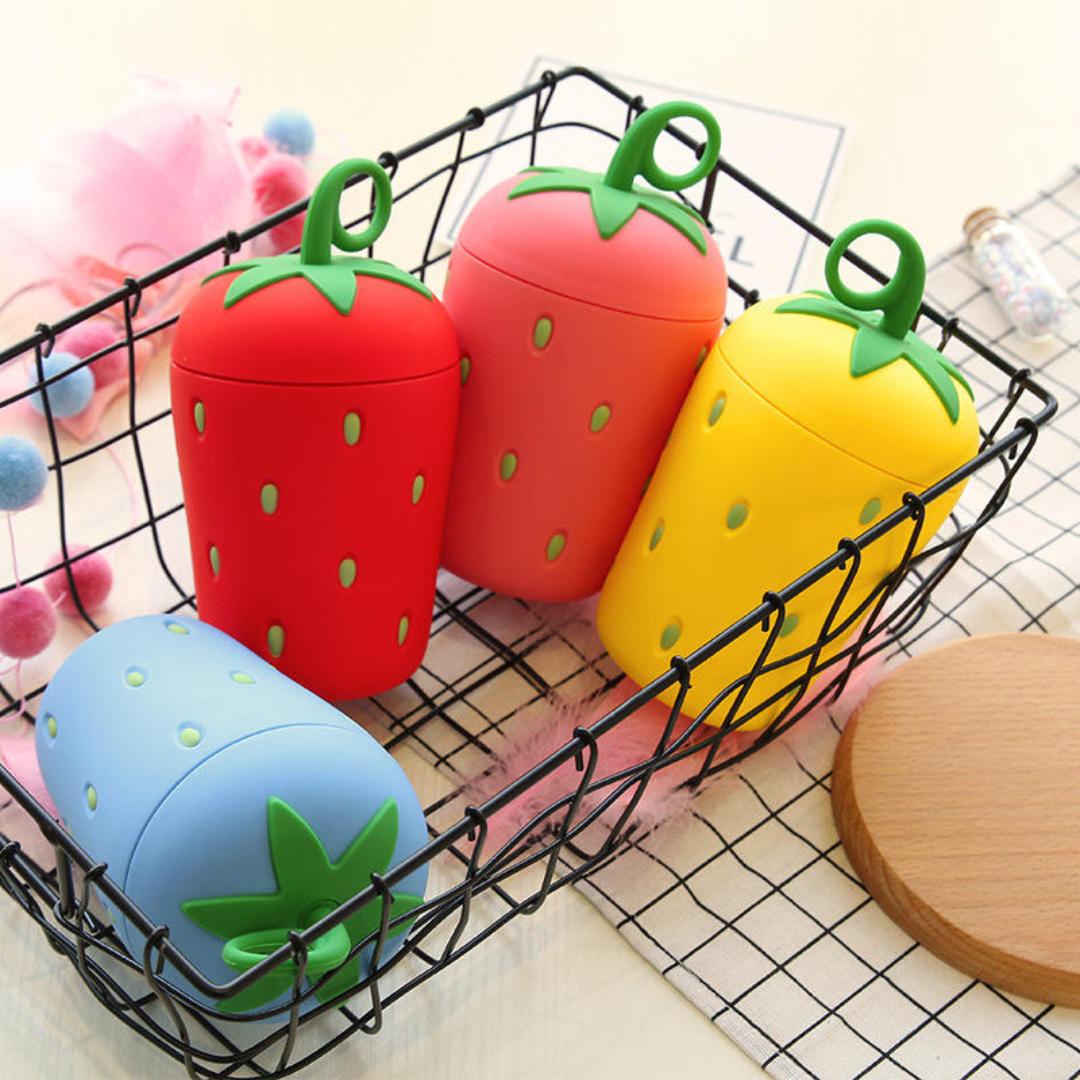 Cute Strawberry Water Bottle