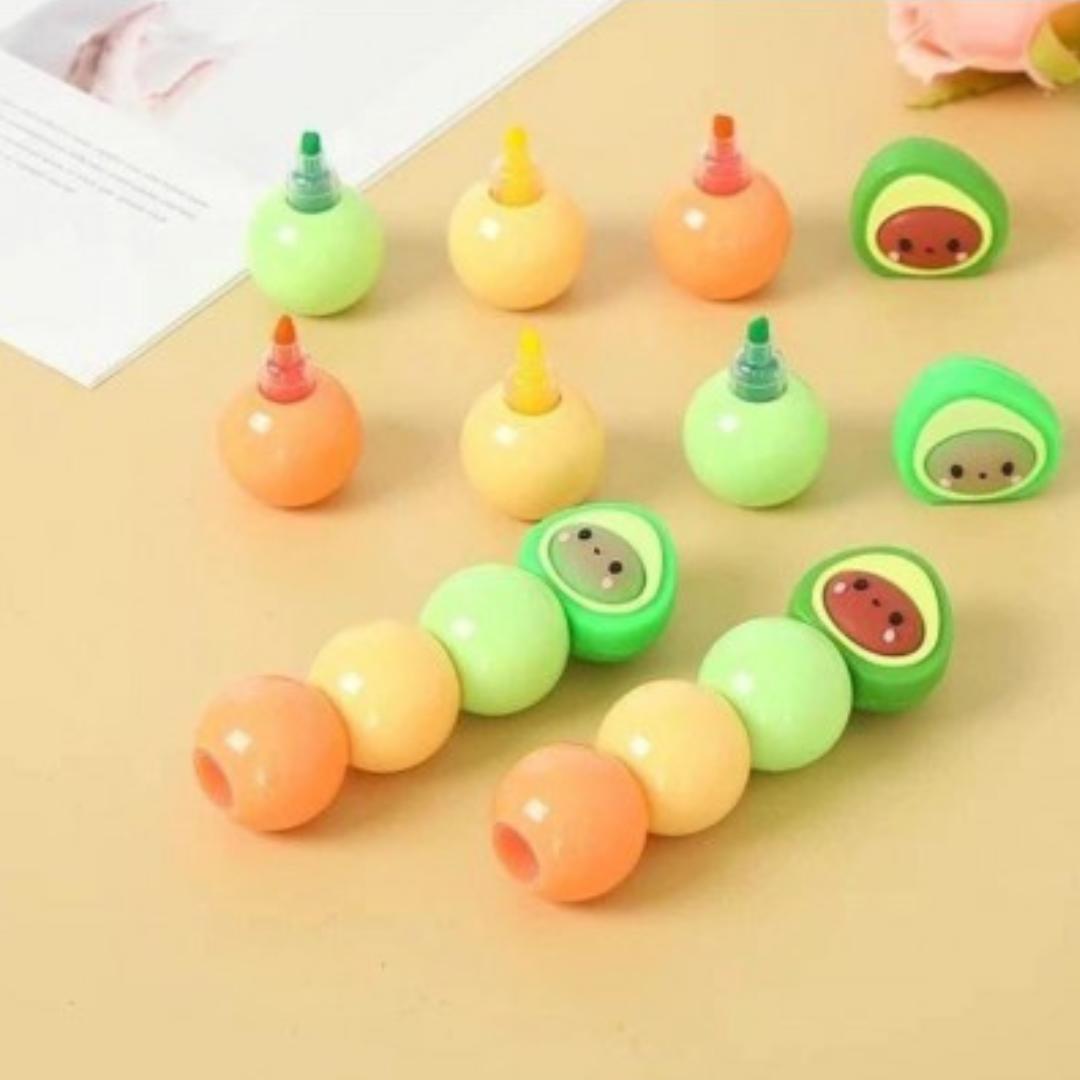 Cute Avocado Highlighters