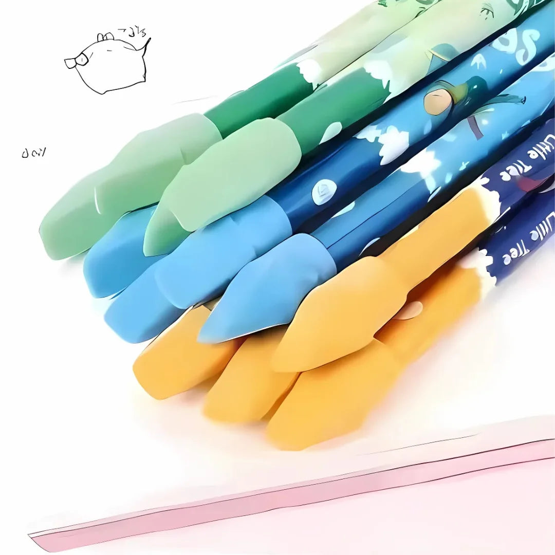 Rocket Eraser Top 12pcs Pencil Set (Surprise Colour)