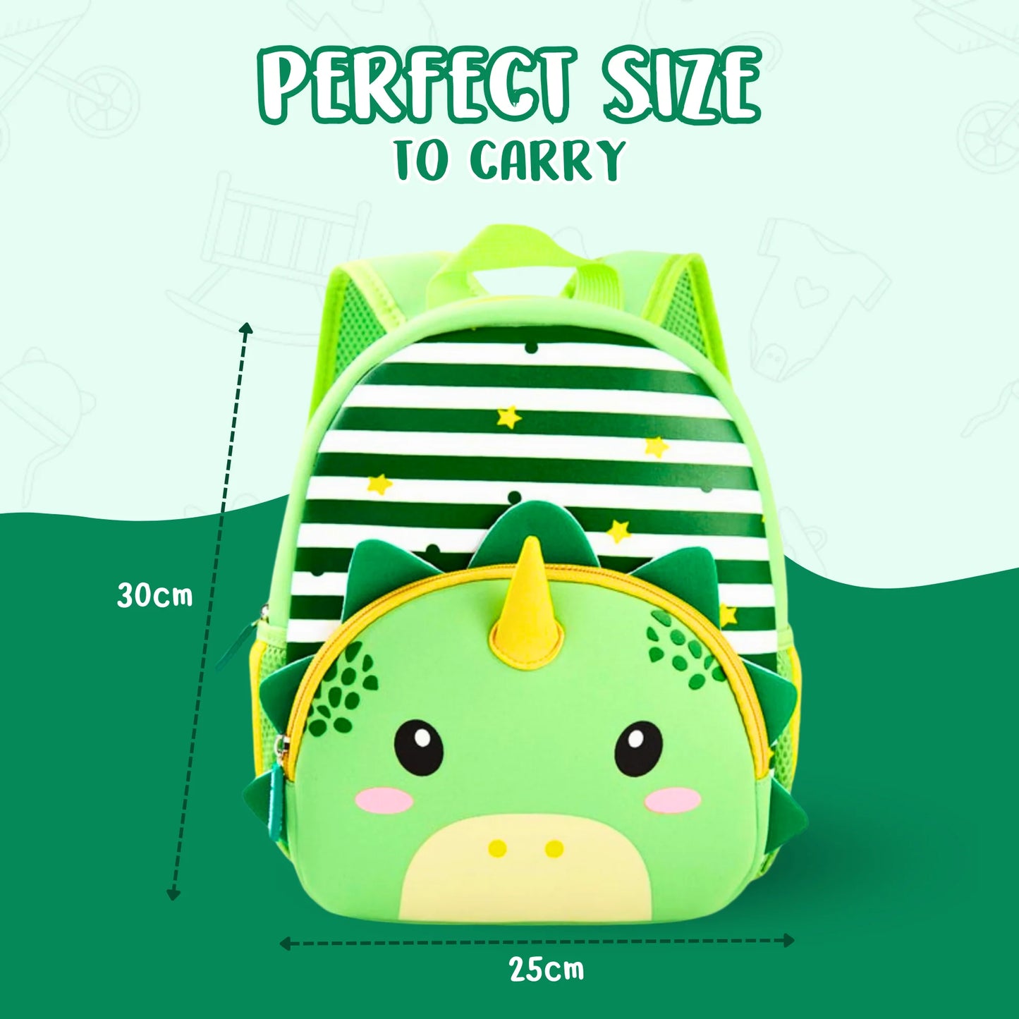 Cute Dinosaur Soft Plush Backpack for Kids