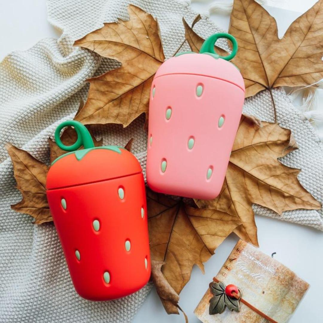 Cute Strawberry Water Bottle