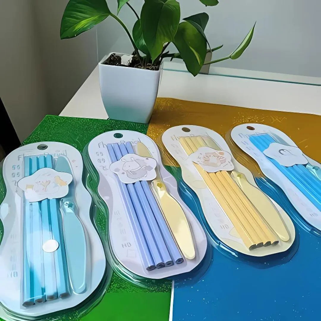 Trendy Flying Pencil Set (Surprise Colour)