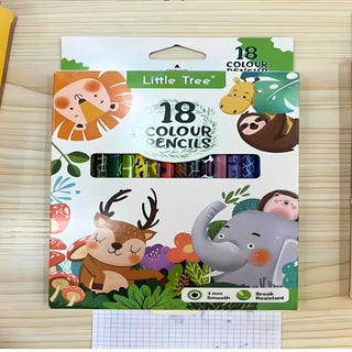 Little Tree Jungle 18pcs Colour Pencil Set