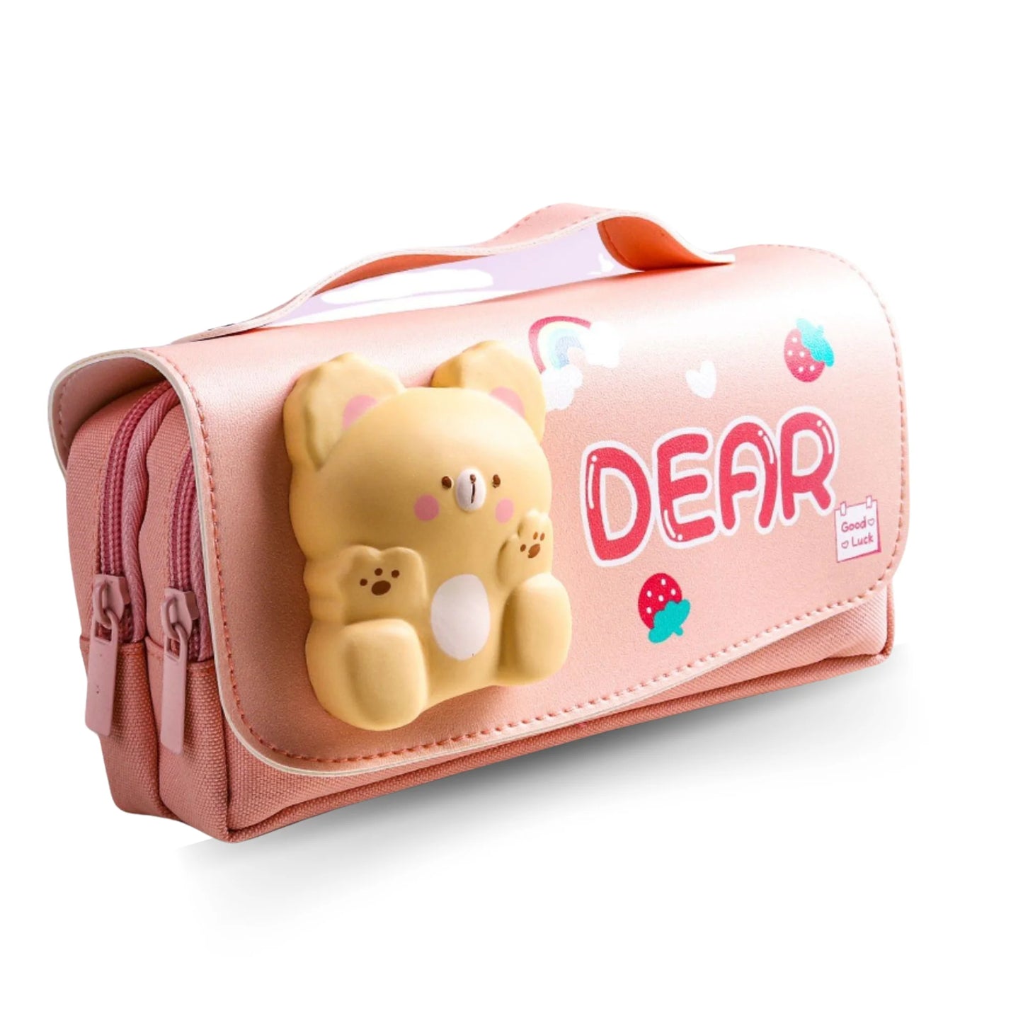 Trendy Soft Sponge Pen & Pencil Case (Surprise Design)