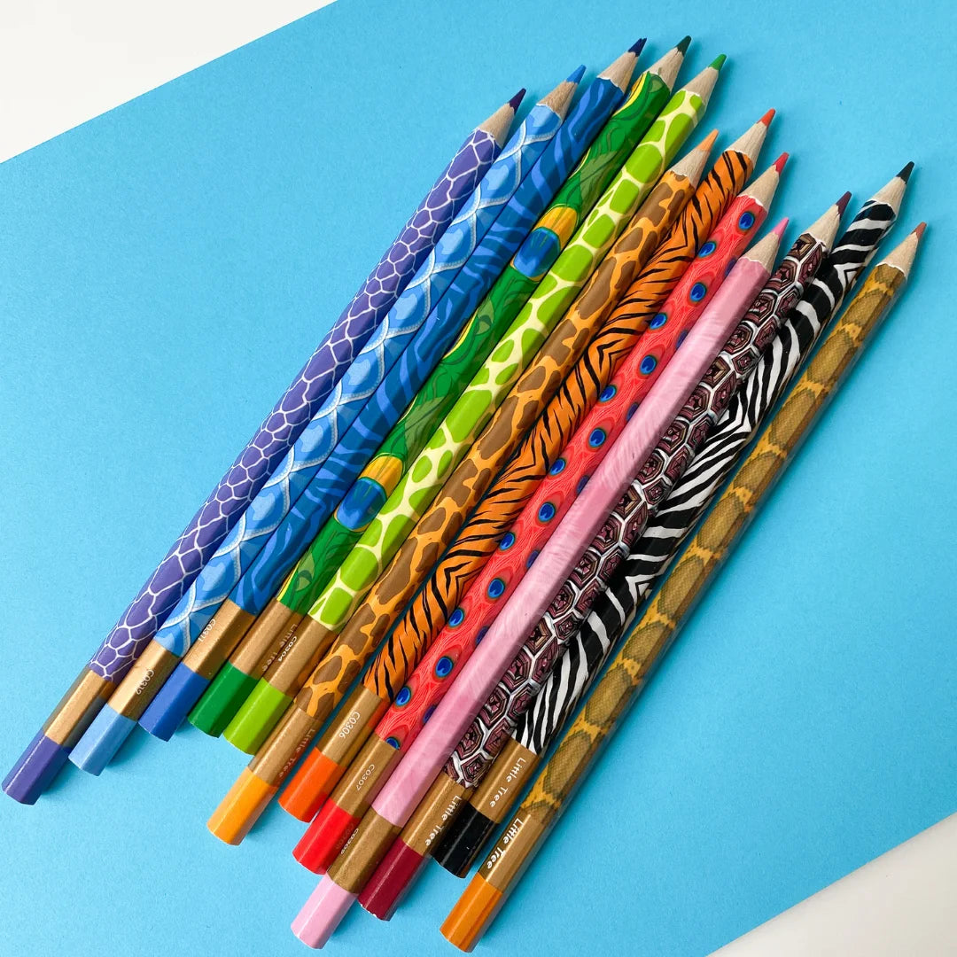 Little Tree Jungle 18pcs Colour Pencil Set
