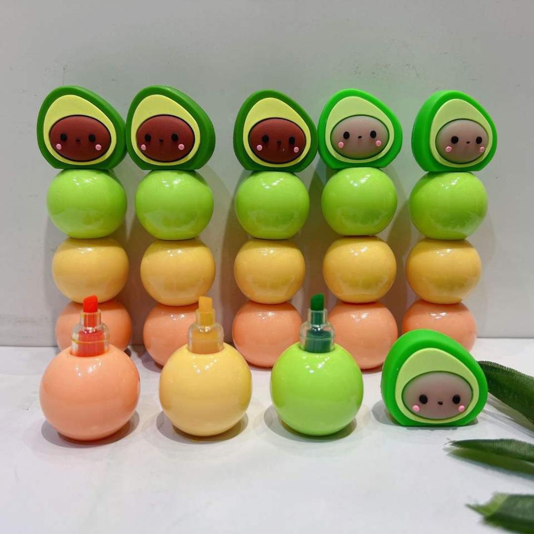 Cute Avocado Highlighters