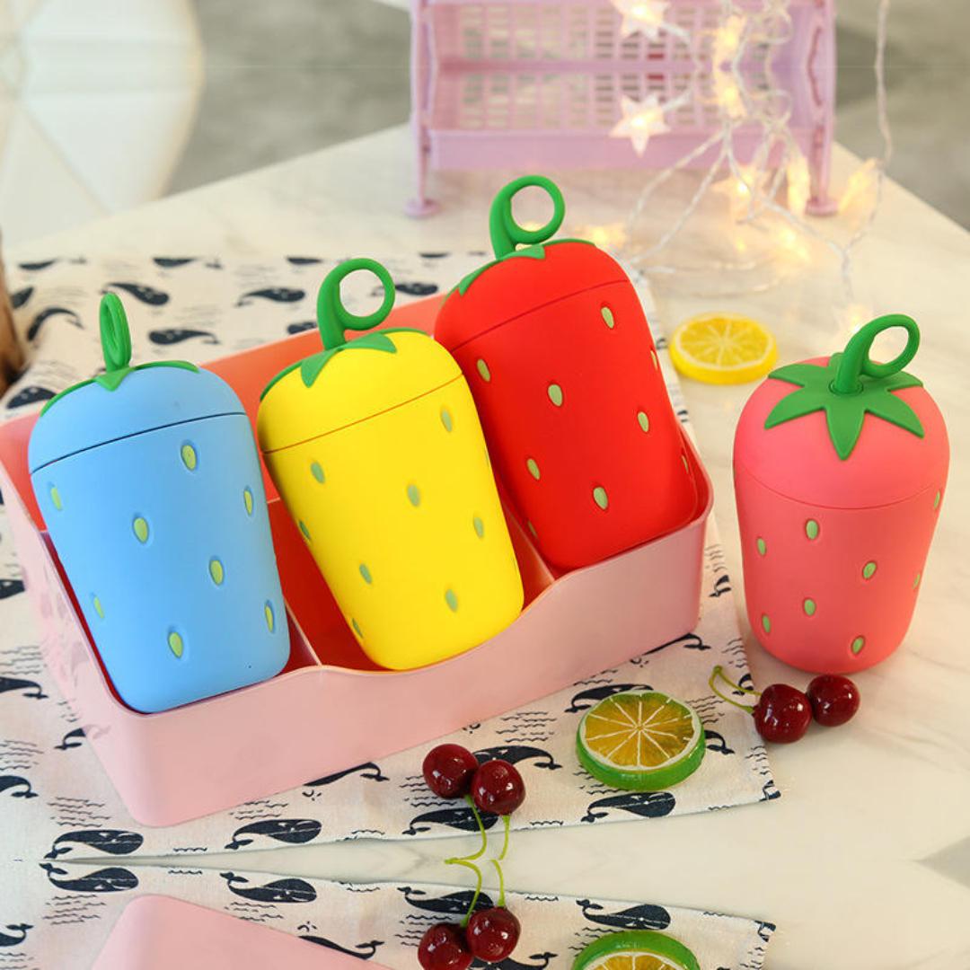 Cute Strawberry Water Bottle
