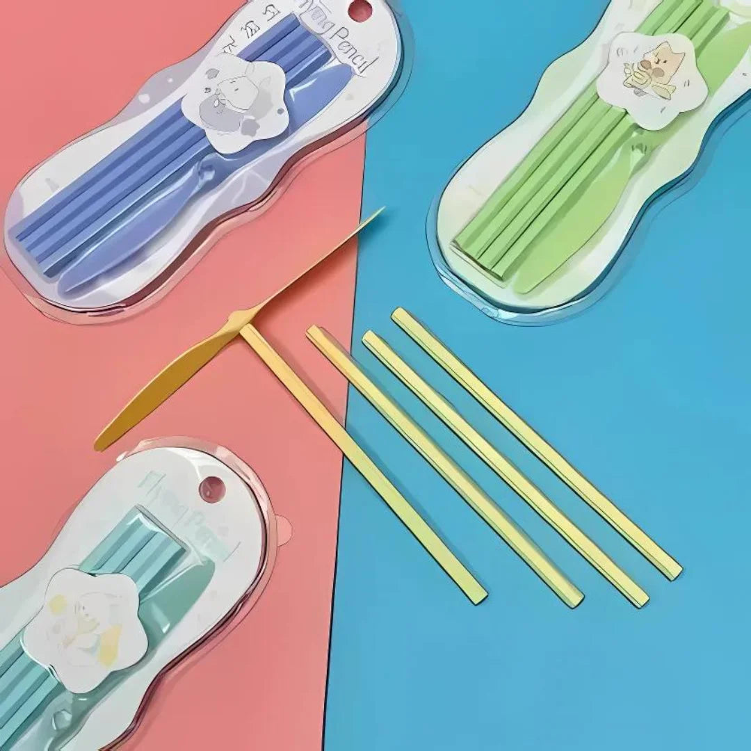 Trendy Flying Pencil Set (Surprise Colour)