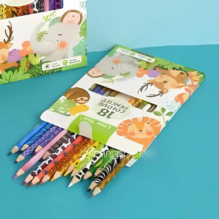 Little Tree Jungle 18pcs Colour Pencil Set