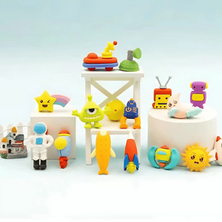 Cute Space Eraser Set