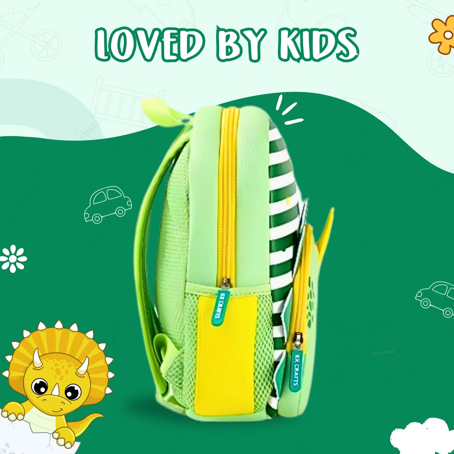 Cute Dinosaur Soft Plush Backpack for Kids