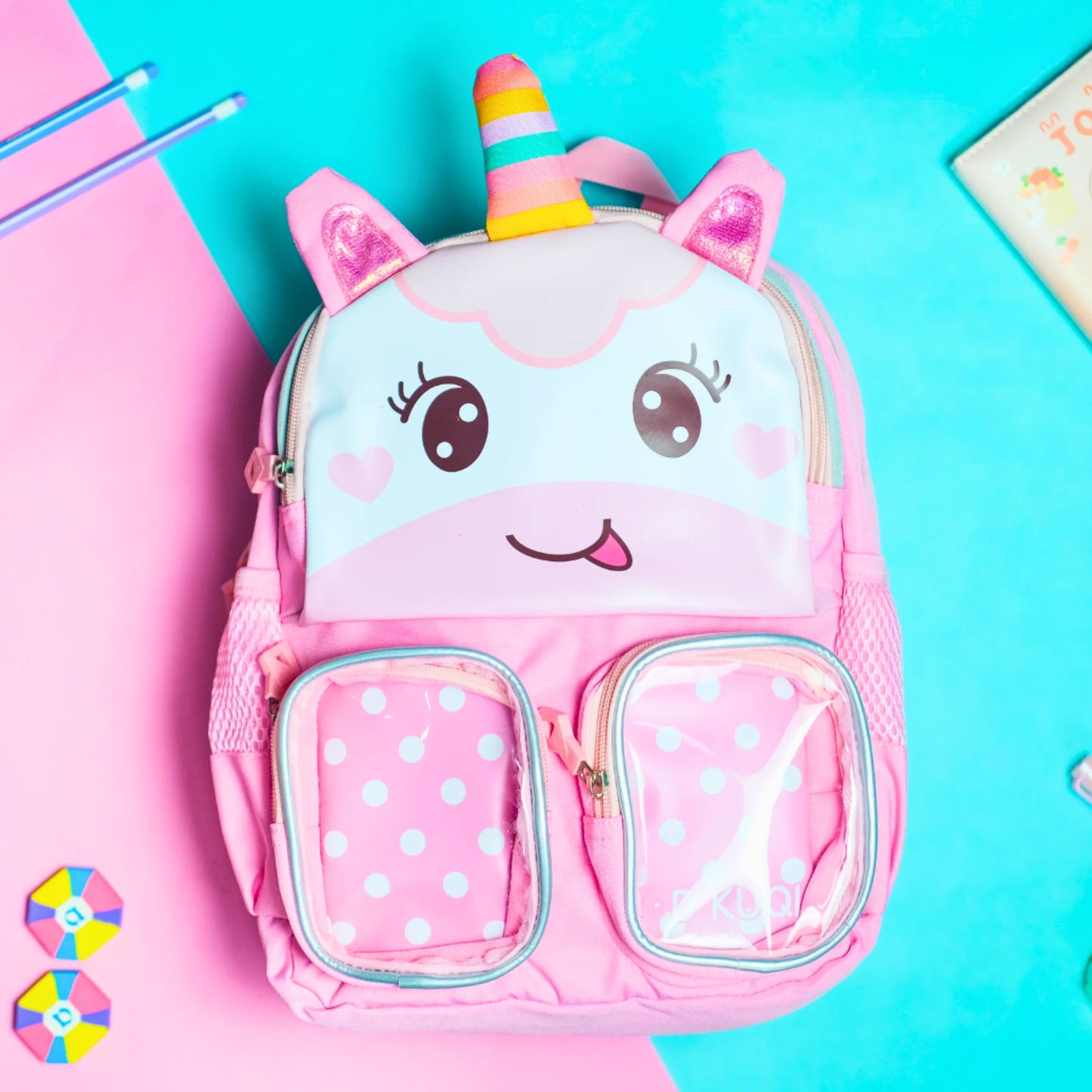 Trendy Premium Cartoon School Bag (Surprise Design)