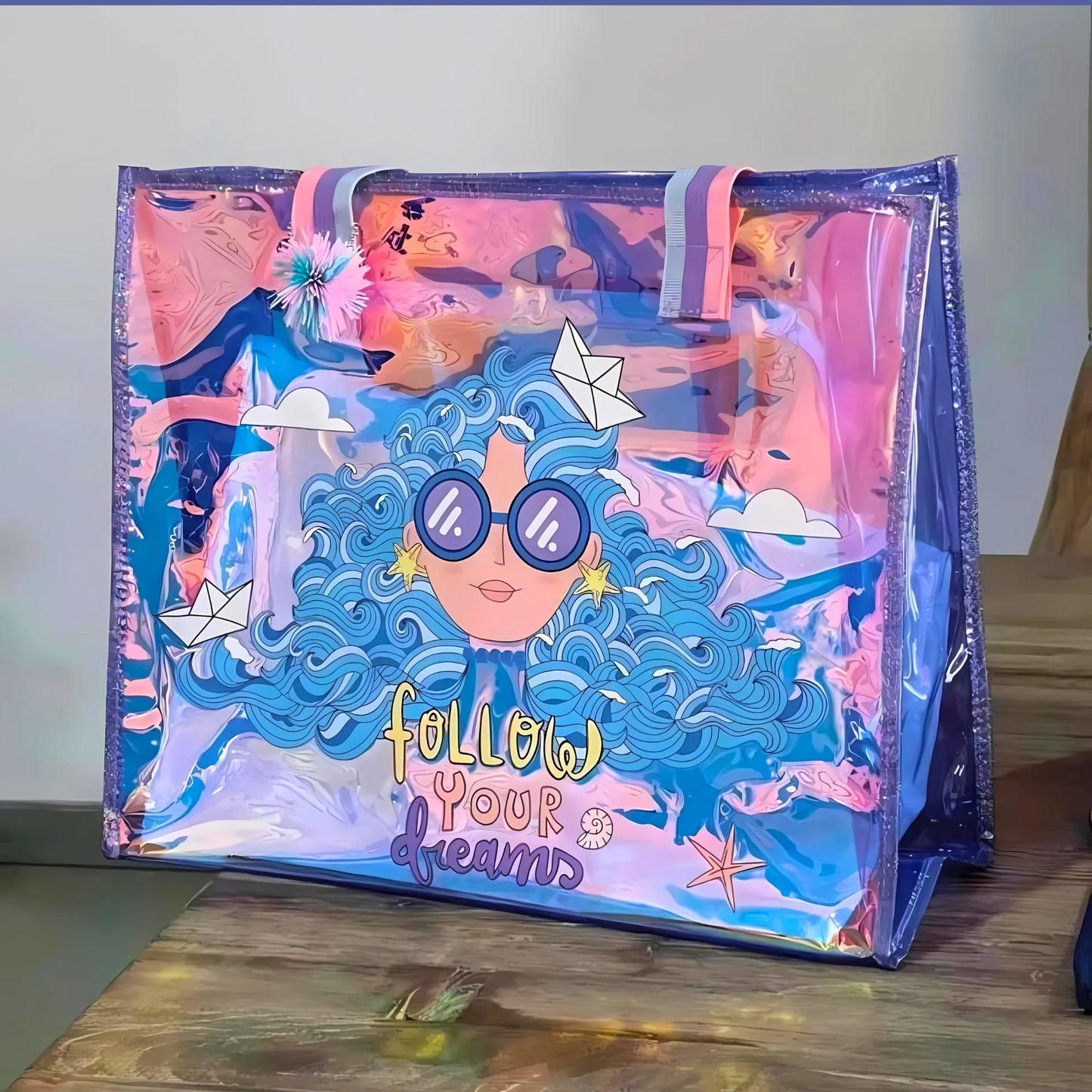 Holographic Tote Bag (Surprise Colour)
