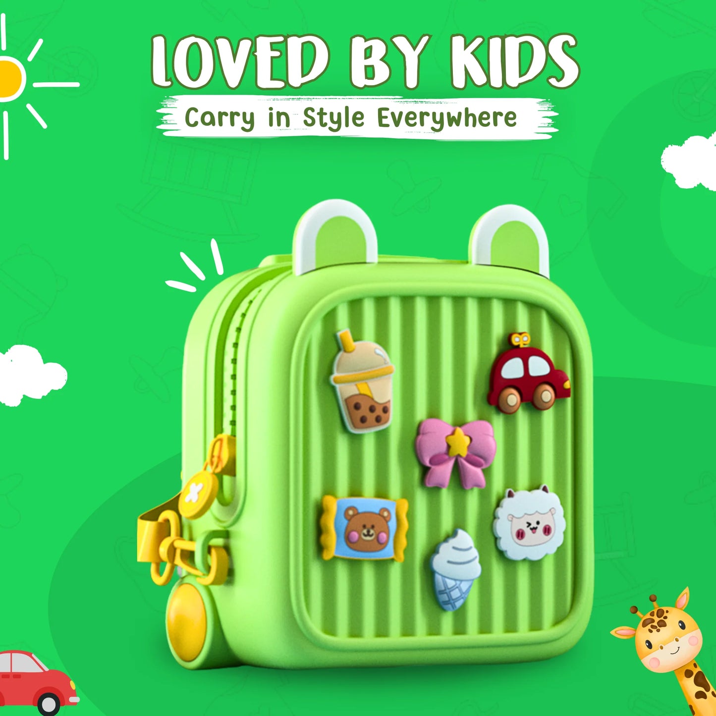 Cute Toddler Mini DIY Premium Backpack (Surprise Colour)