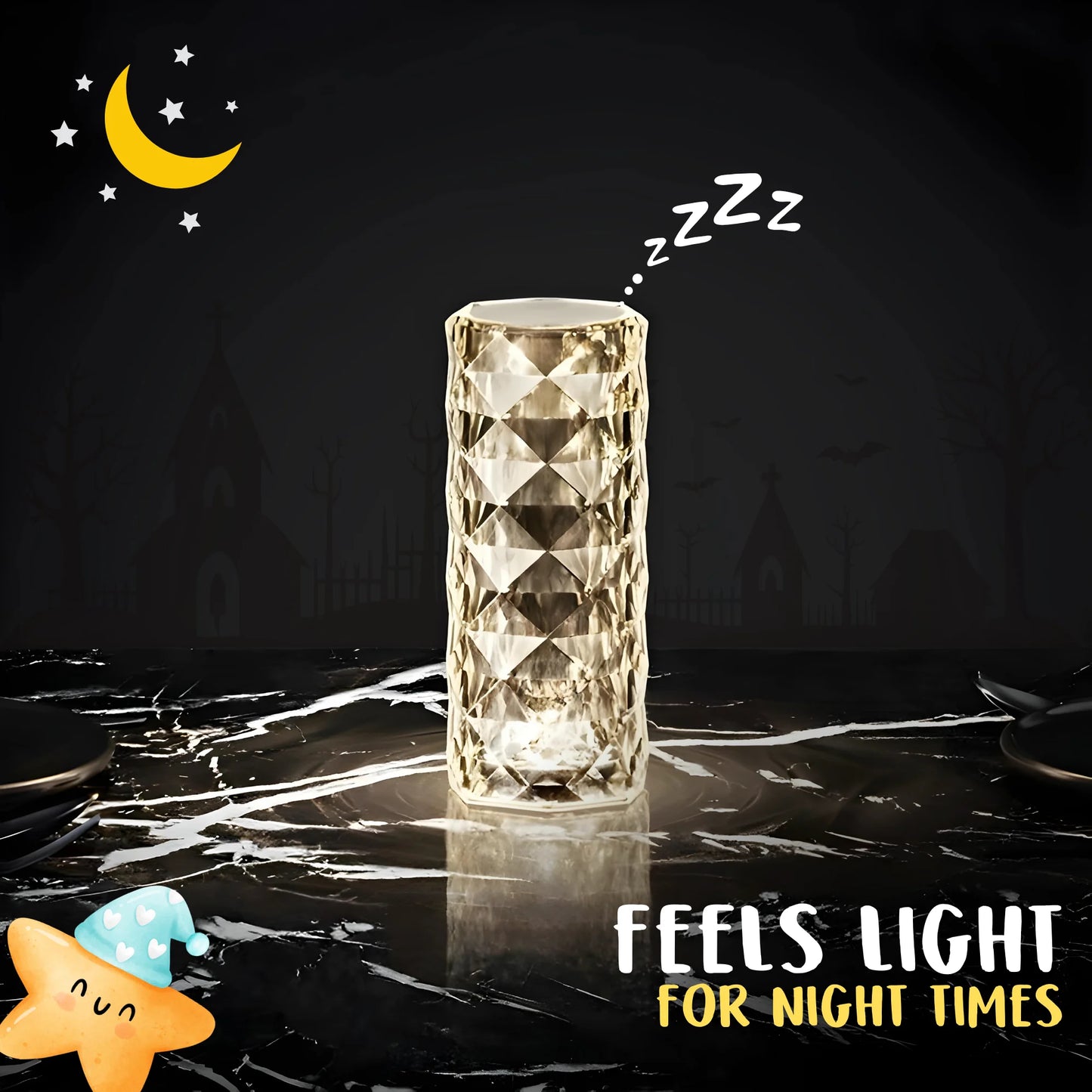 Superb Bloom Crystal Lamp