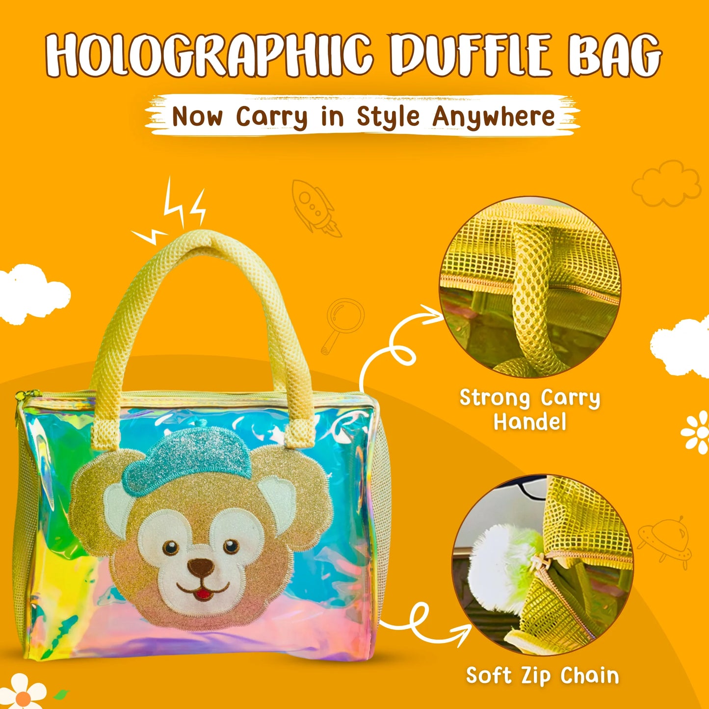 Holographic Duffle Bag (Surprise Colour)