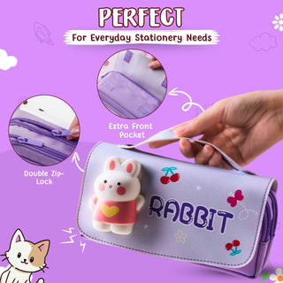Trendy Soft Sponge Pen & Pencil Case (Surprise Design)