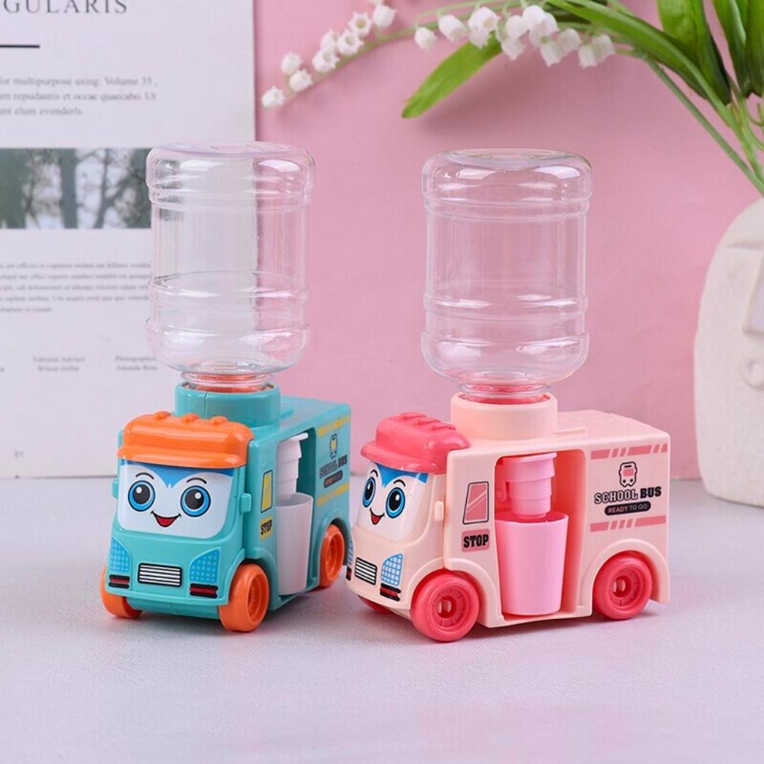 Cute Mini Bus Water Dispenser with Free Clay