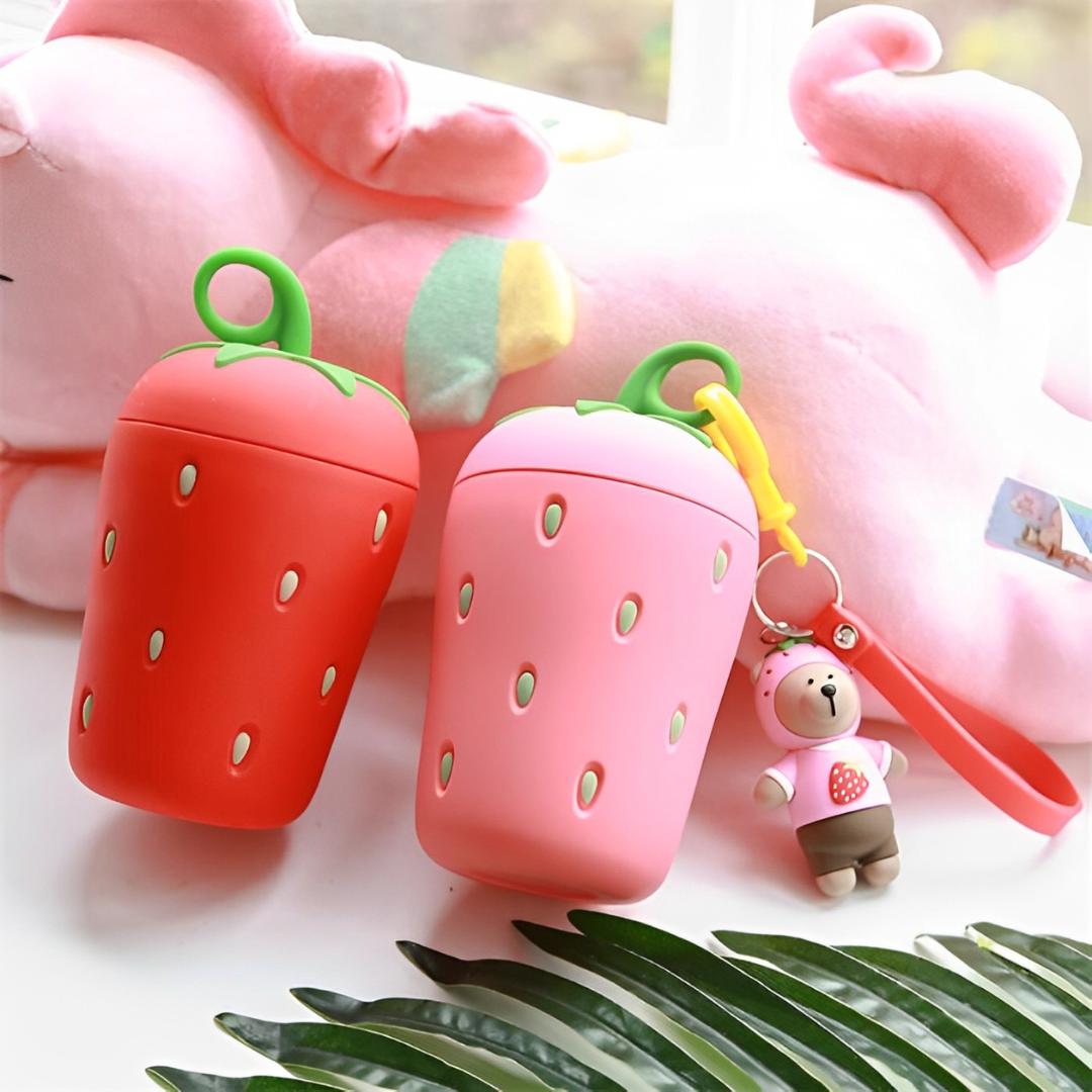 Cute Strawberry Water Bottle