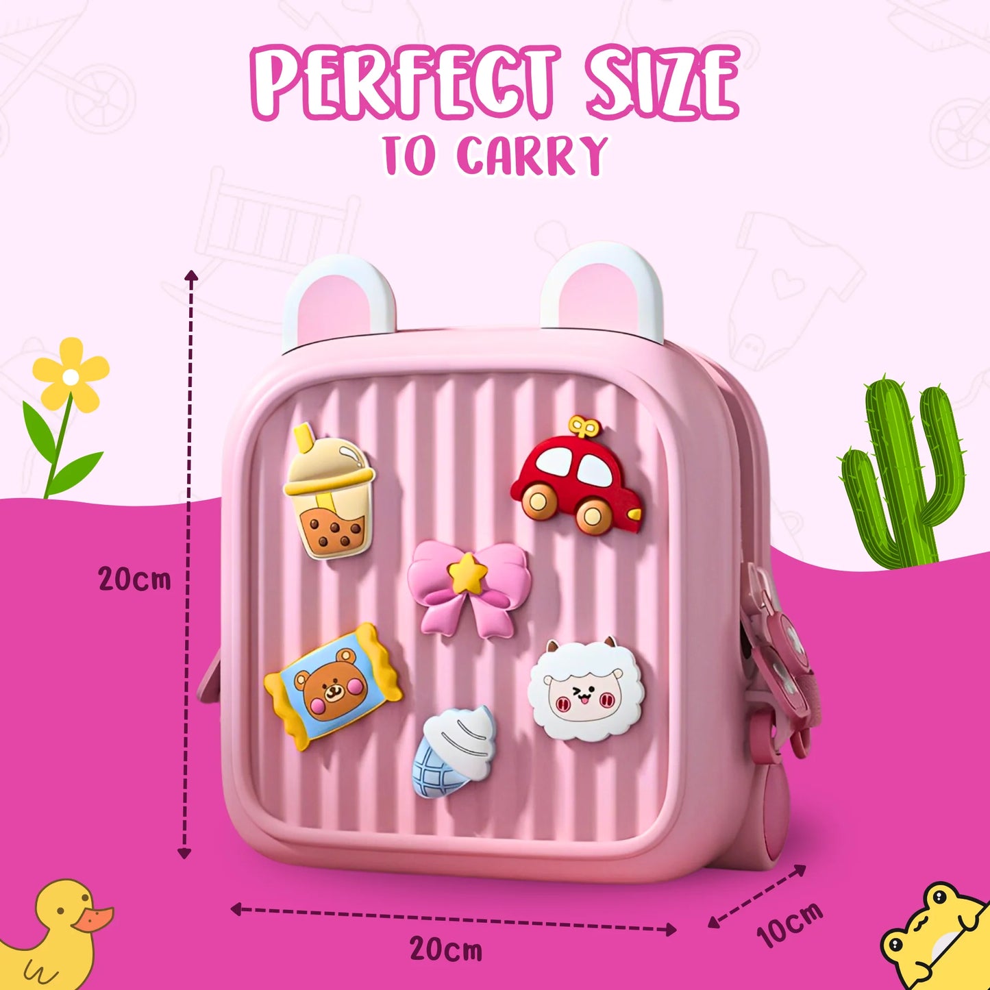Cute Toddler Mini DIY Premium Backpack (Surprise Colour)