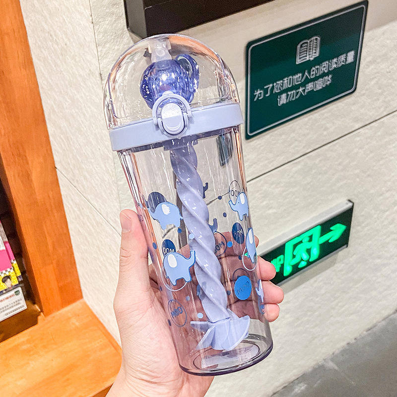 Cartoonistic Sipper Water Bottle 500ml (Surprise Colour)