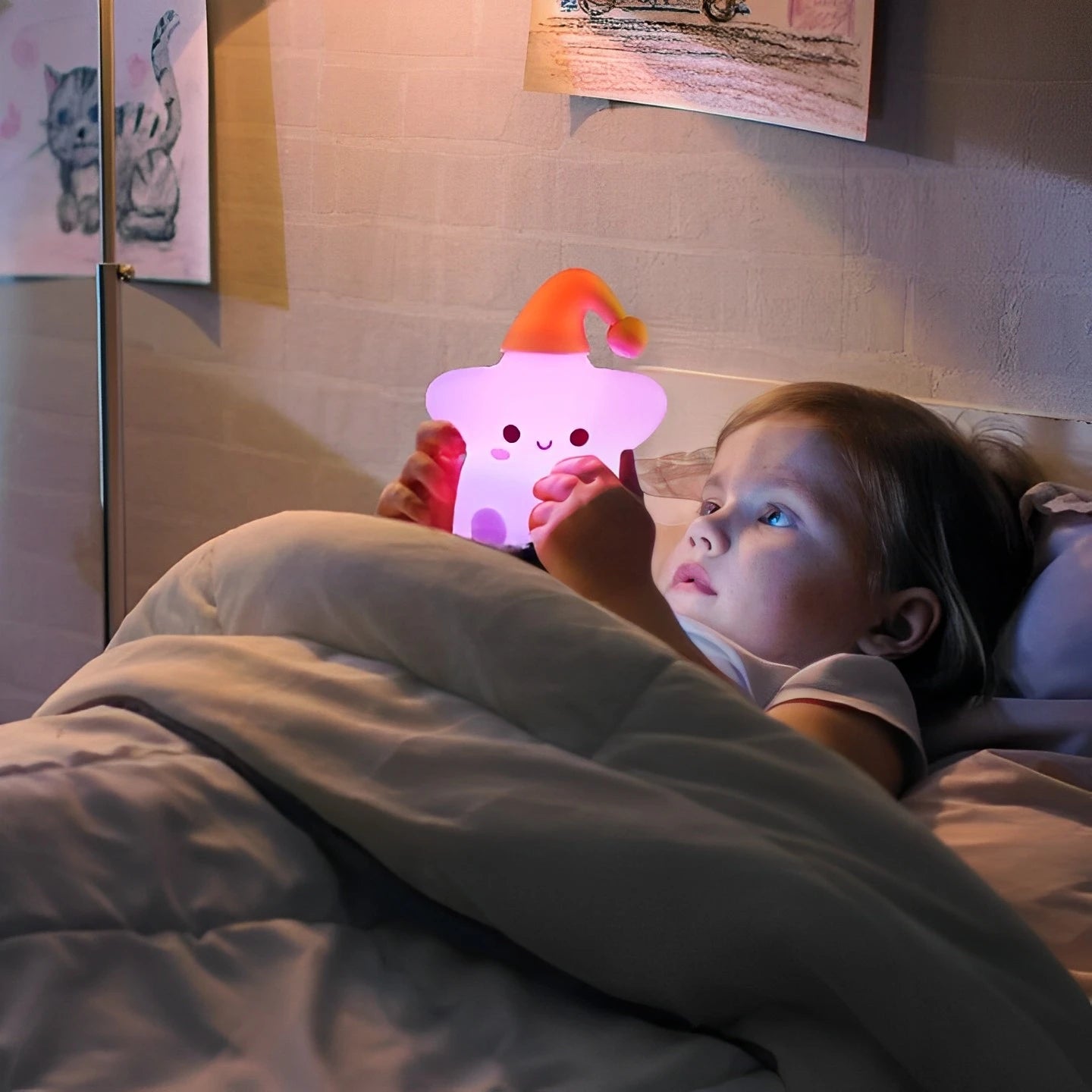 Cute Star Soft Night Lamp
