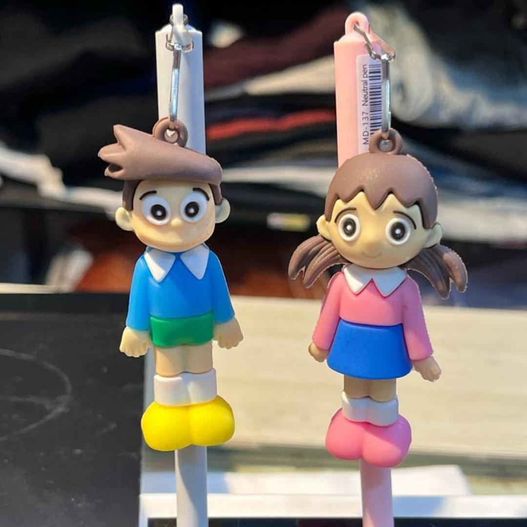 Cute Nobita & Shizuka 2pcs Pen