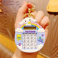 Premium Cartoon Calculator Toy Keychain 1pc