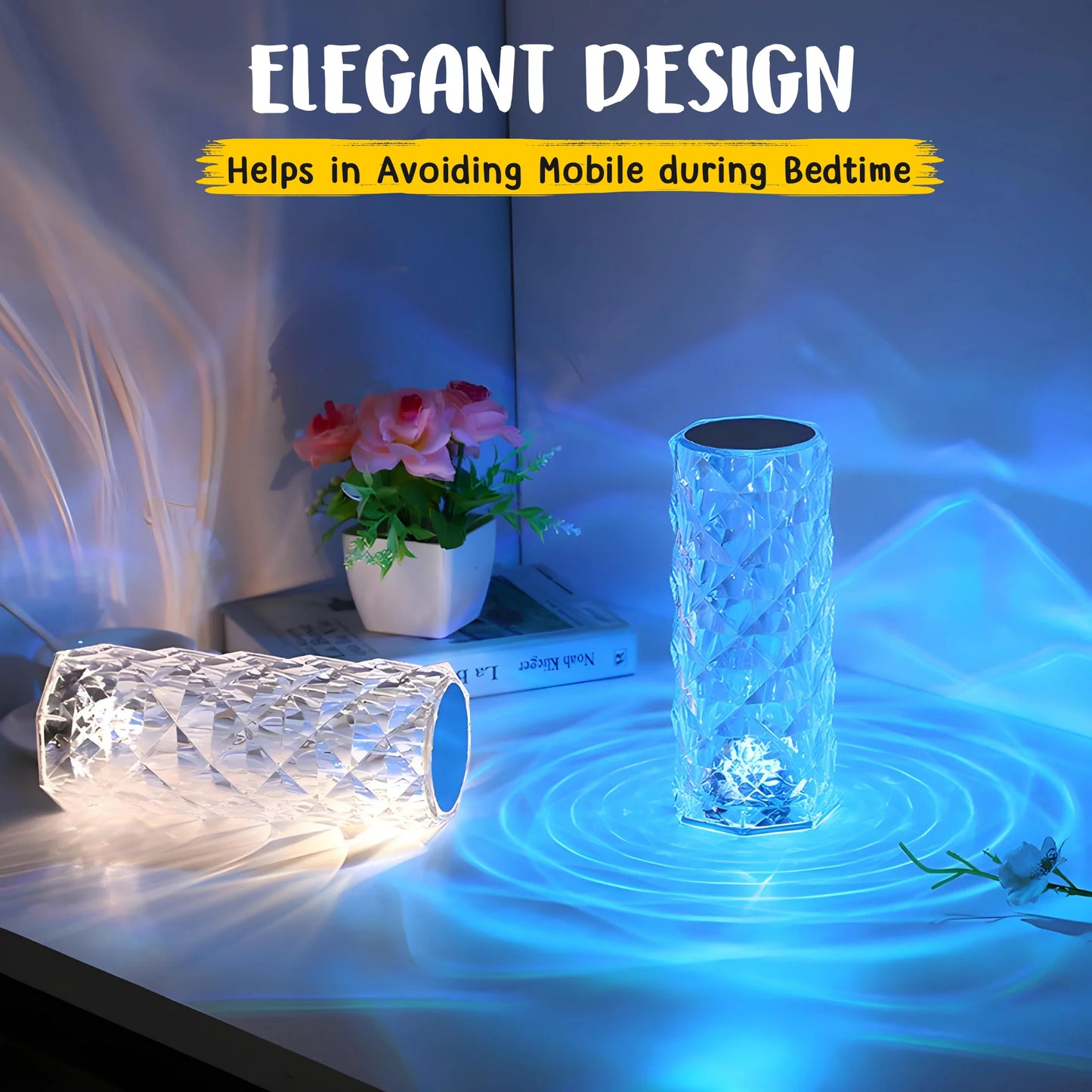 Superb Bloom Crystal Lamp