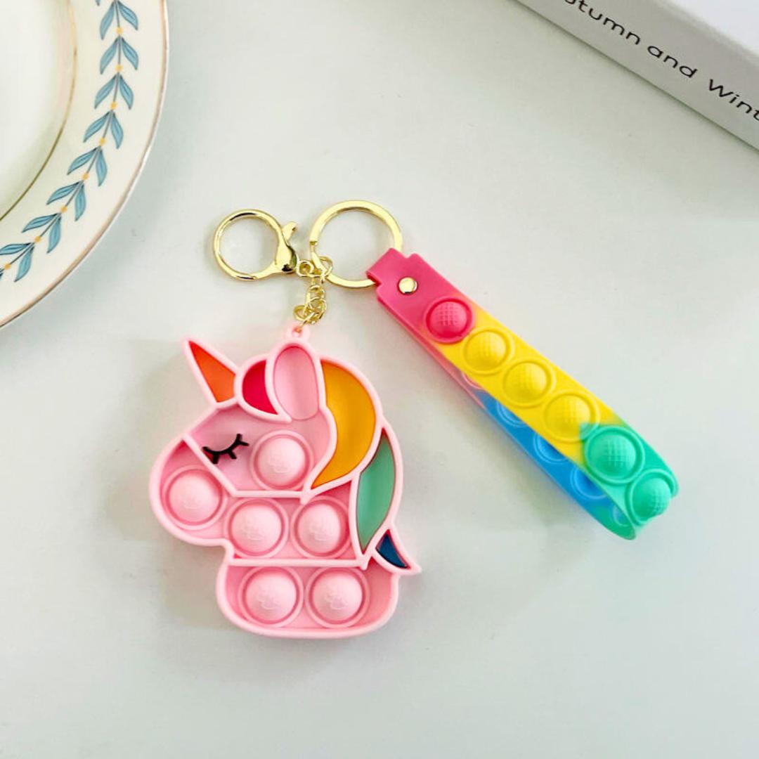 Unicorn Soft Silicone Cute Pouch Key Chains