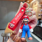 Mario Soft Silicone Cartoon 2pcs Keychain