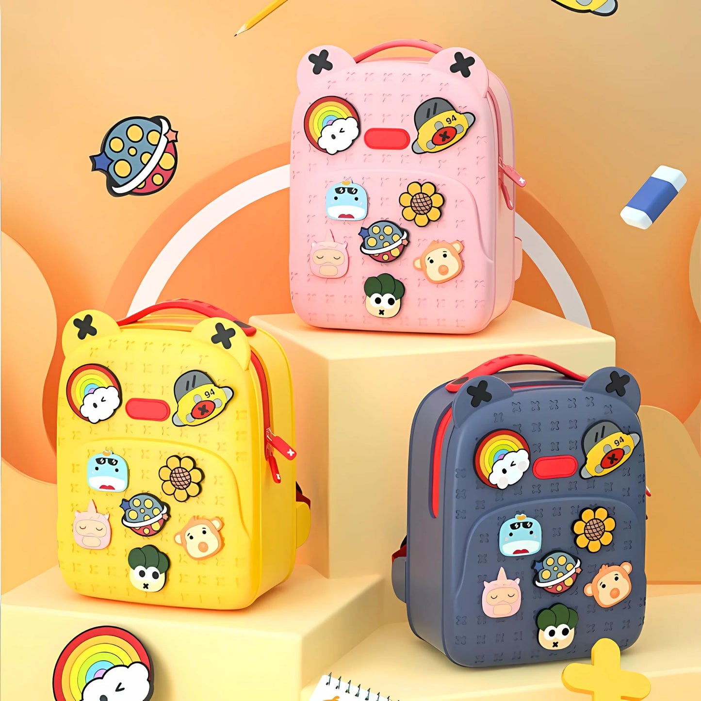 Premium Kuchi Ku DIY School Backpack