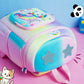 Soft Plush Unicorn Metalic Backpack