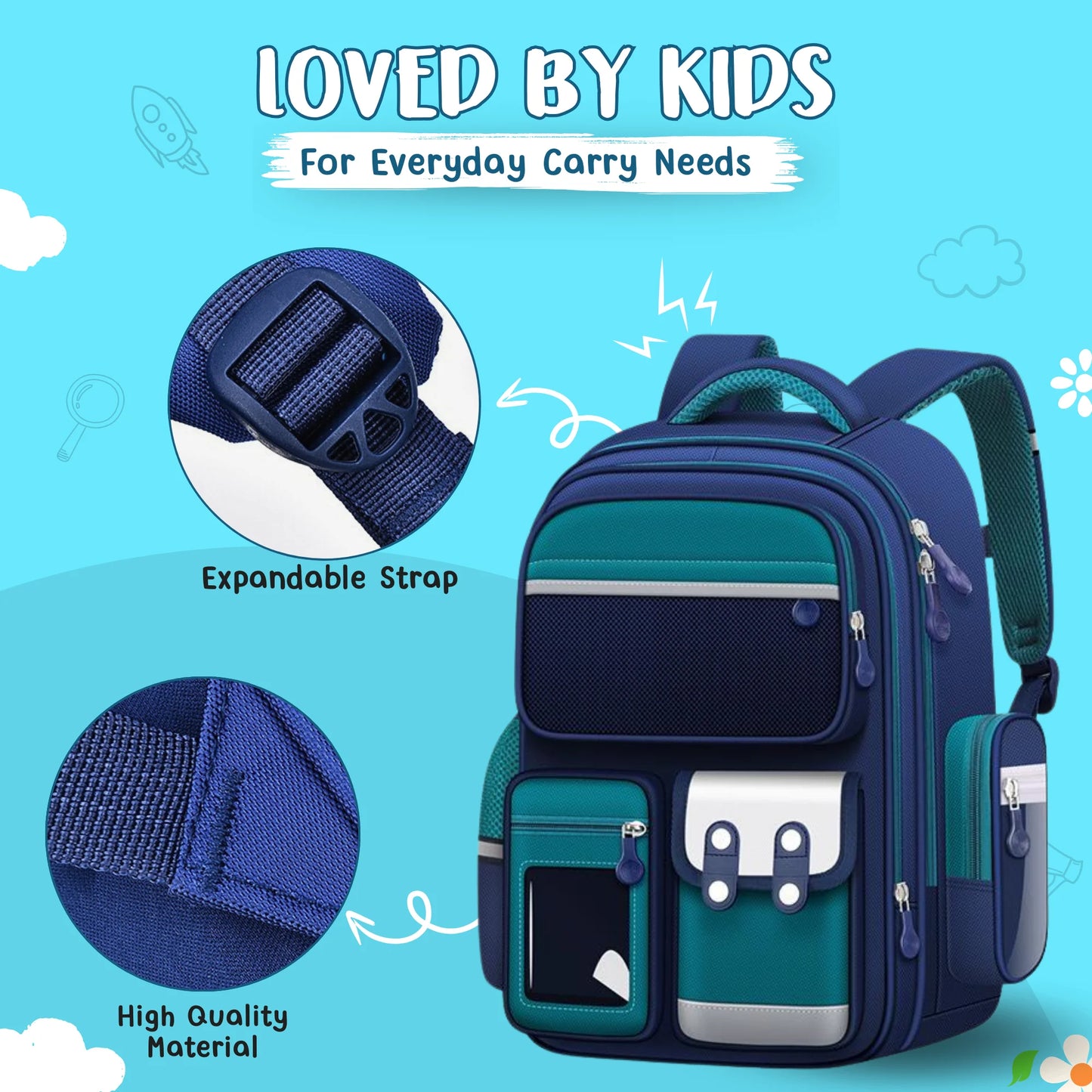 All in One Premium School Backpack