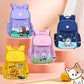 Trendy Cartoon Flap School Backpack