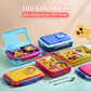 Trendy Space Capsule Lunch Box with 8 Compartment (Surprise Colour)