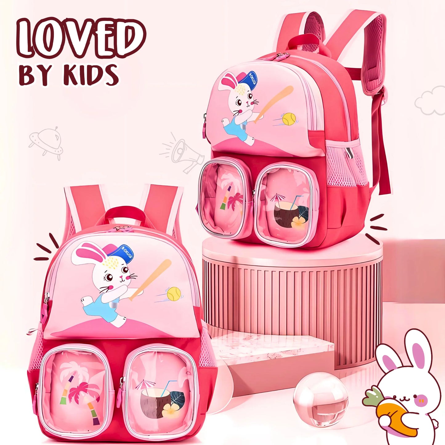 Trendy Premium Cartoon School Bag