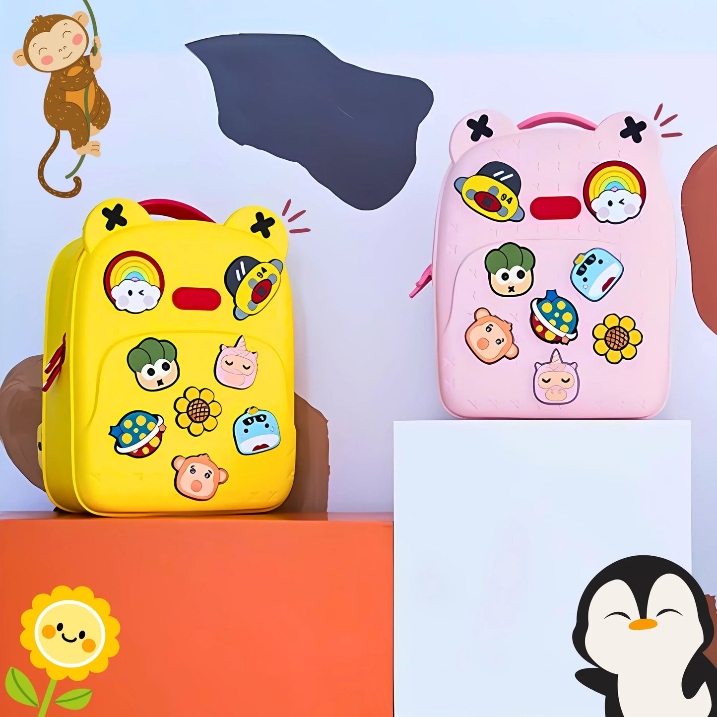 Premium Kuchi Ku DIY School Backpack