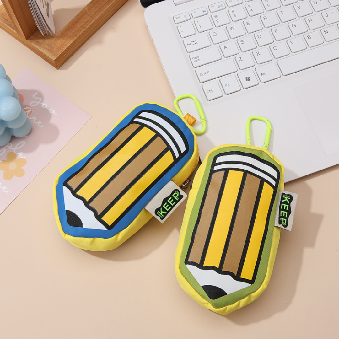 Premium Pencil Pouch Keychain 1pc