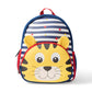 Cute Tiger Soft Plush Backpack for Kids