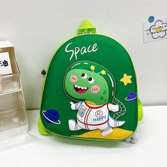 Trendy 3D Dino Space Backpack