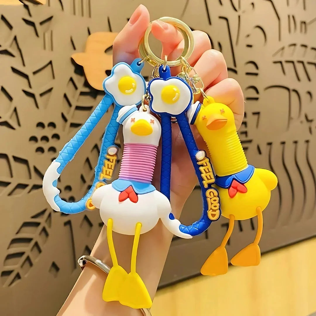 Premium Duck Expandable Keychain 1pc